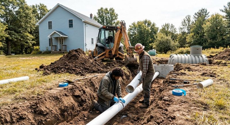 Sewage Tank Installation in Denver, CO
