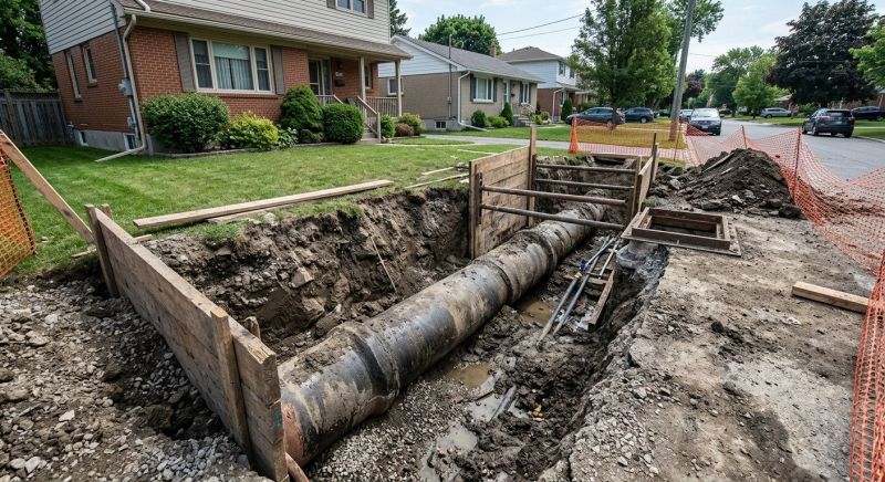 Underground Sewer Installation in Austin, TX