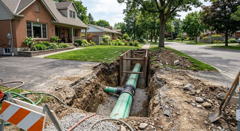 Sewer Main Installation in Columbus, OH